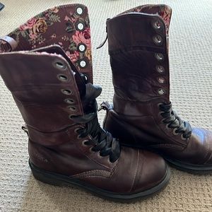 Doc Martens Brown Floral Size 10
